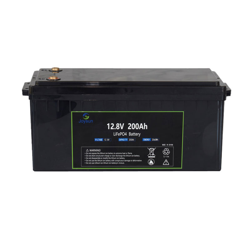 LFP 12.8V 200Ah 2560Wh LiFePO4 แบตเตอรี่ในตัว BMS